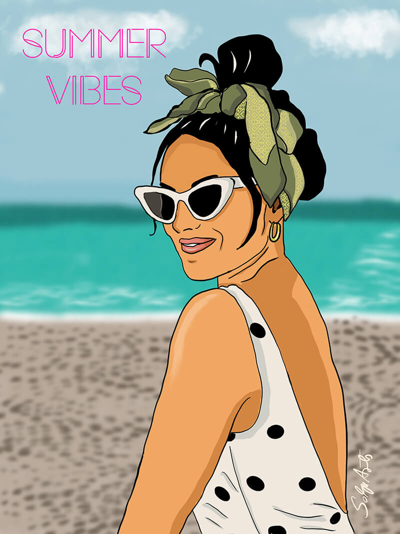 Webdesign munkáim - Illusztráció - Nyári hangulat