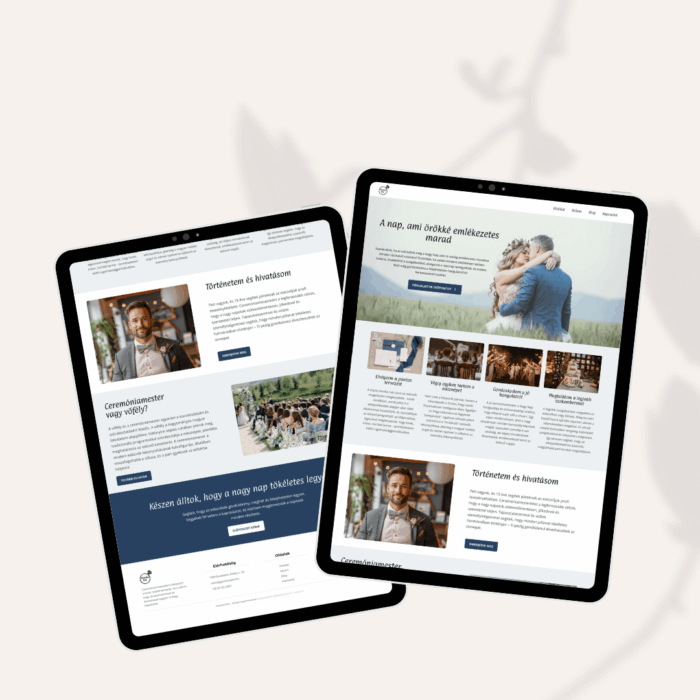 Webdesign munkáim - ceremóniamester