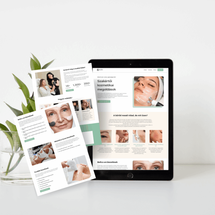 Webdesign munkáim - elizabeauty.hu