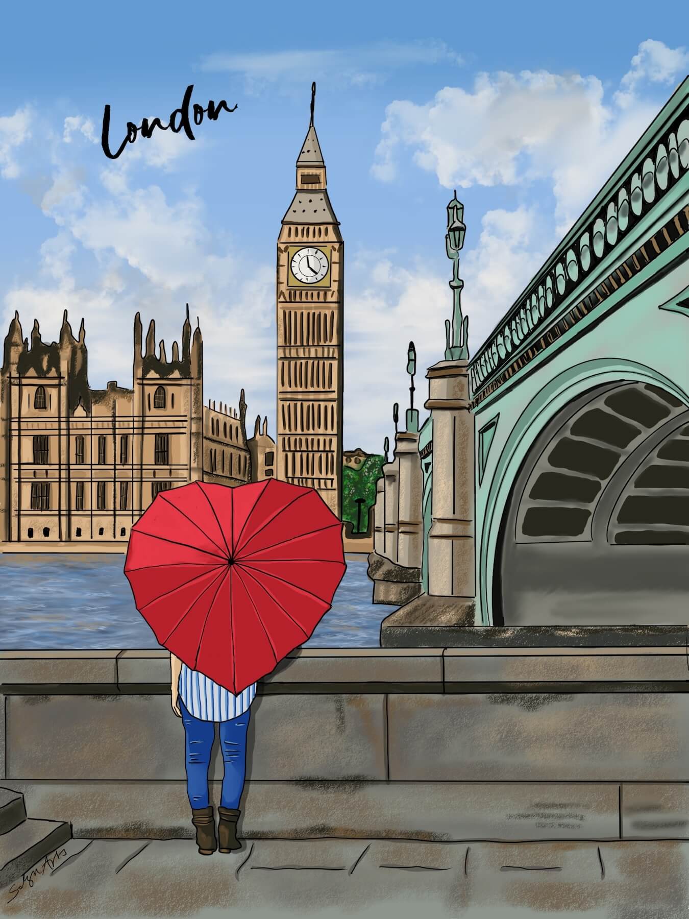 Webdesign munkáim - Illusztráció - London